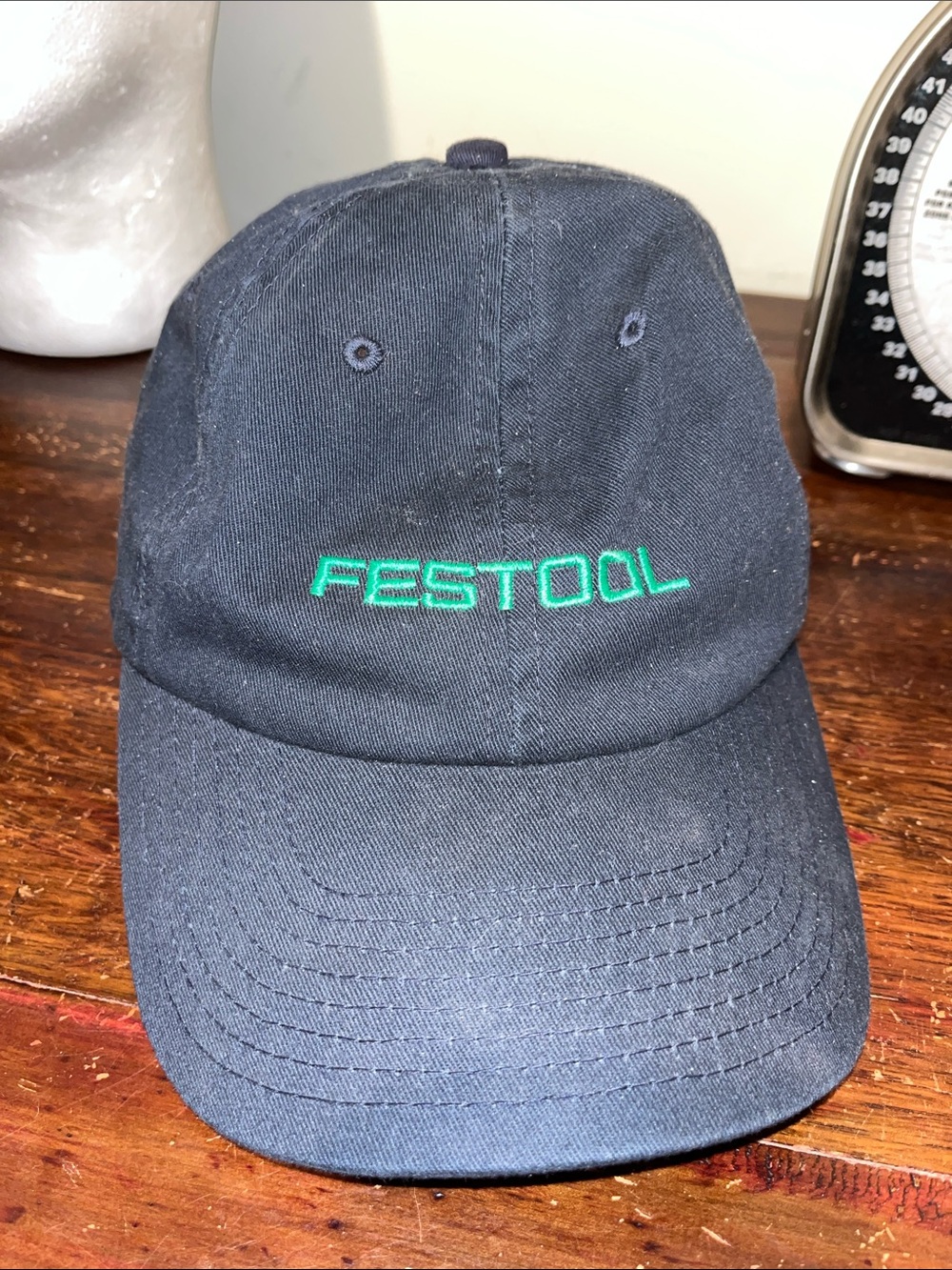 Blue Festool Made in America Baseball Golf cap hat American flag